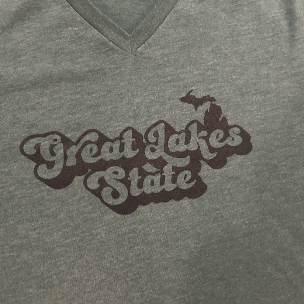 Great Lakes State T-Shirt by Michigan Awesome. Size 2XL. New without tags.